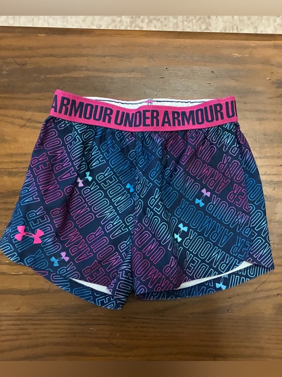 Under Armour Other - Under Armour Girls Logo Shorts Size 6